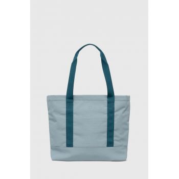 Lefrik geanta STRATA TOTE BAG culoarea turcoaz