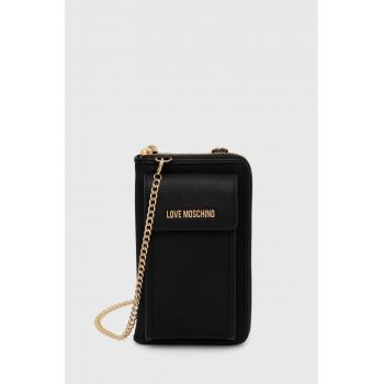 Love Moschino portofel femei, culoarea negru, JC5636PP0GLG100A