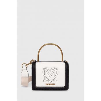 Love Moschino poseta culoarea alb