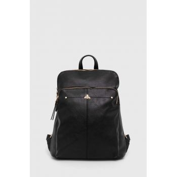 Medicine rucsac femei, culoarea negru, mare, neted