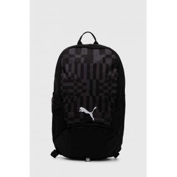 Puma rucsac culoarea negru, mare, cu imprimeu 79911