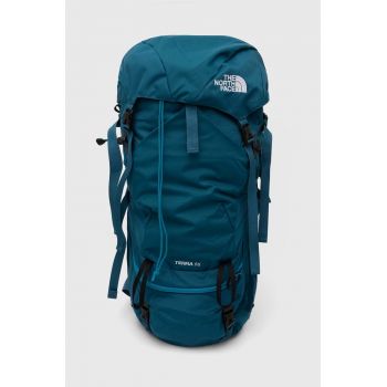 The North Face rucsac Terra 55 femei, culoarea turcoaz, mare, neted, NF0A87C0UIE1 ieftin