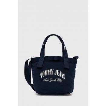 Tommy Jeans poșetă culoarea bleumarin, AW0AW16217