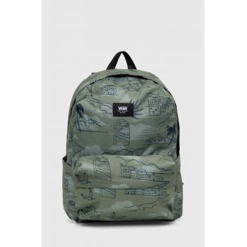 Vans rucsac culoarea verde, mare, modelator