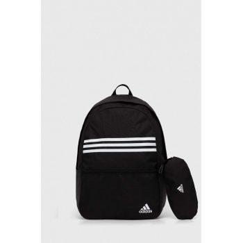 adidas rucsac Essentials culoarea negru, mare, cu imprimeu, IZ1895