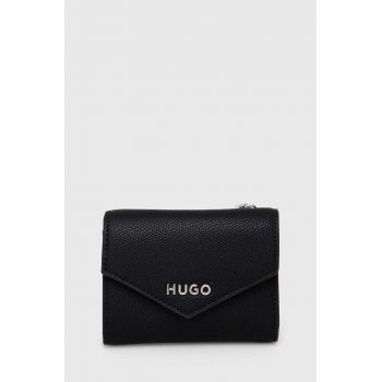 HUGO portofel femei, culoarea negru, 50516933