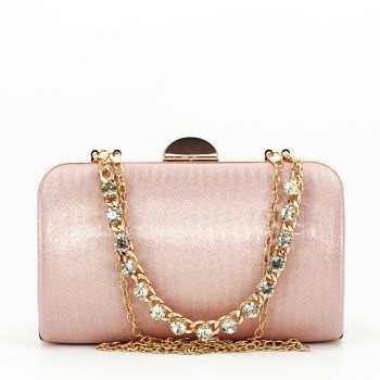 Clutch elegant B-BJH-22703 05 Champagne