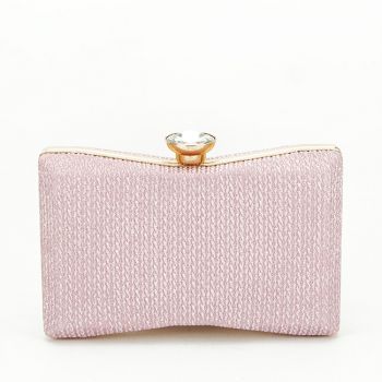 Clutch elegant, B-BJH-22718 05, 12x19x4 cm, Roz