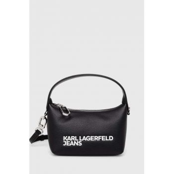 Karl Lagerfeld Jeans poseta culoarea negru, 245J3008 de firma originala