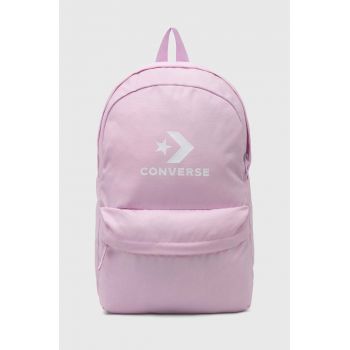 Converse rucsac culoarea violet, mare, cu imprimeu, 10025485-A11