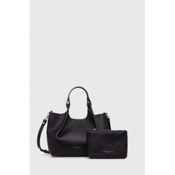 Gianni Chiarini poseta de piele DUA culoarea negru, BS 9719 RNGDBL