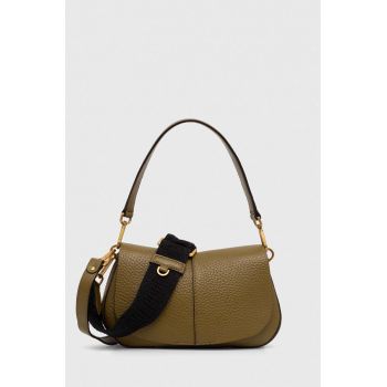 Gianni Chiarini poseta de piele HELENA ROUND culoarea verde, BS 11088 TKL-NA