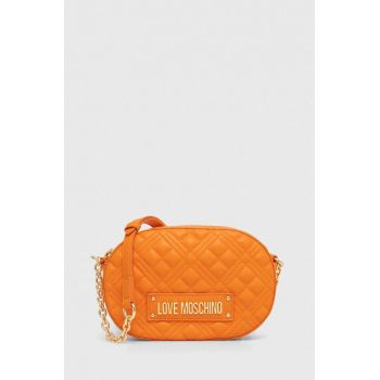 Love Moschino poseta culoarea portocaliu, JC4207PP0CKA0