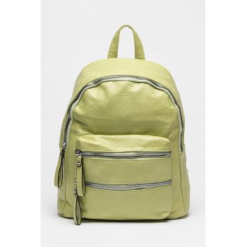 Rucsac de piele ecologica cu bretele ajustabile