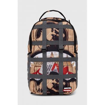Sprayground rucsac culoarea galben, mare, modelator, 910B5476NSZ