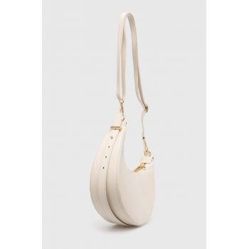 Answear Lab poseta de piele culoarea bej