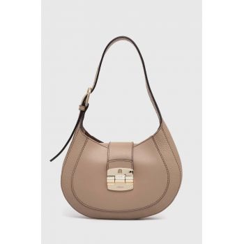 Furla poseta de piele culoarea bej, WB01276 BX0053 1257S