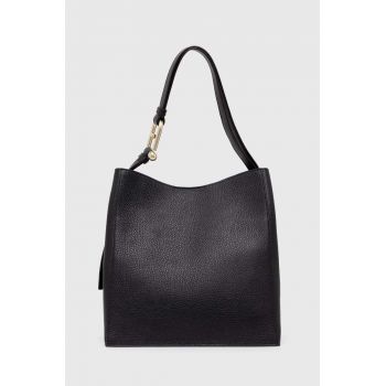Furla poseta de piele culoarea negru, WB01338 HSF000 O6000