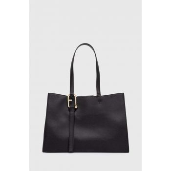 Furla poseta de piele culoarea negru, WB01371 BX2045 O6000