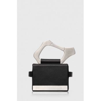 Heliot Emil poseta de piele culoarea negru, HE.15.46.L03.BLK01