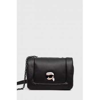 Karl Lagerfeld poseta culoarea negru, 245W3055
