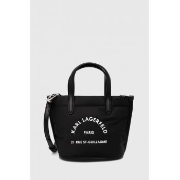 Karl Lagerfeld poseta culoarea negru, 245W3069