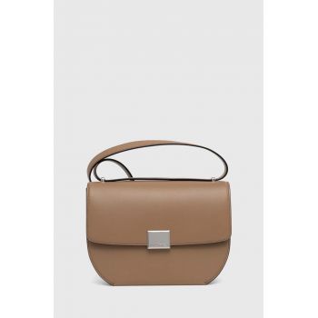 Karl Lagerfeld poseta de piele culoarea maro, 245W3056