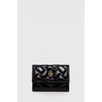 Kurt Geiger London portofel FLAP MULTI CARD HOLDER E femei, culoarea negru, 2709300319