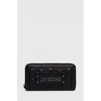 Love Moschino portofel femei, culoarea negru, JC5600PP1LLA0000