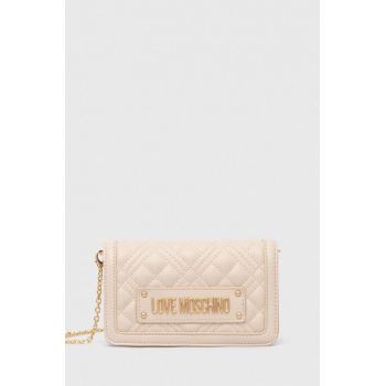 Love Moschino poseta culoarea bej, JC5681PP1LLA0000