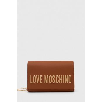 Love Moschino poseta culoarea maro, JC4103PP1LKD0000