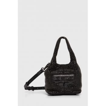 Love Moschino poseta culoarea negru, JC4044PP1LLP100A