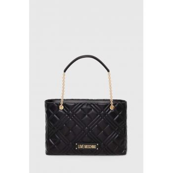 Love Moschino poseta culoarea negru, JC4145PP1LLA0000