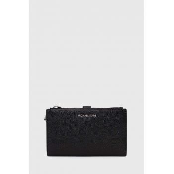 MICHAEL Michael Kors portofel de piele femei, culoarea negru, 32T7SAFW4L de firma original