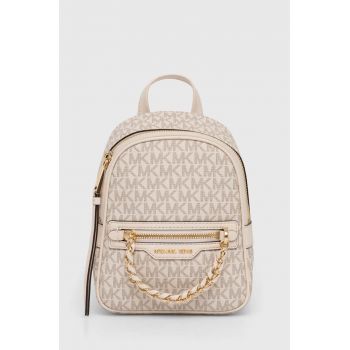 MICHAEL Michael Kors rucsac femei, culoarea bej, mic, modelator, 30F3G5EB1B