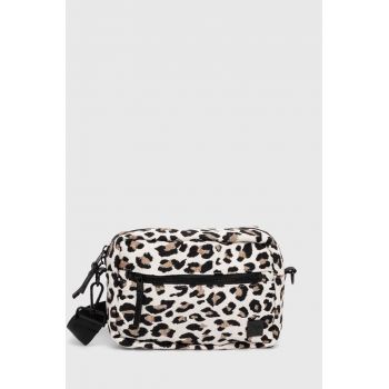 New Era borseta LEOPARD culoarea bej, 60503770