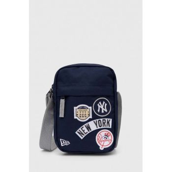 New Era borseta MLB NEW YORK YANKEES culoarea albastru marin, 60358207