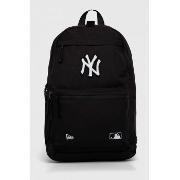 New Era rucsac MLB NEW YORK YANKEES culoarea negru, mare, cu imprimeu, 60503787