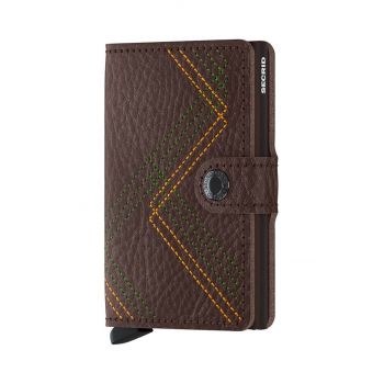 Secrid portofel culoarea maro, MSt-Linea Espresso de firma original