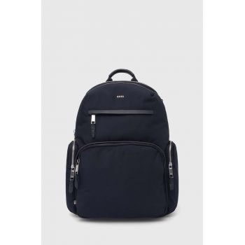 BOSS rucsac barbati, culoarea negru, mare, neted