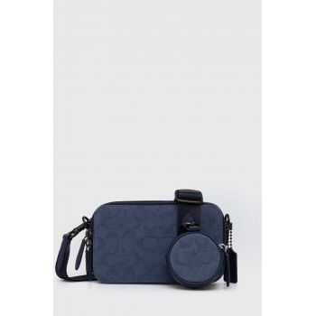 Coach borseta culoarea albastru marin, CU207
