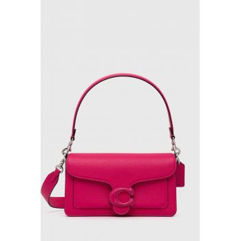 Coach poseta de piele Tabby Shoulder Bag 26 culoarea roz