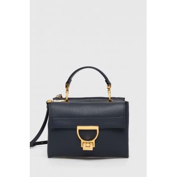 Coccinelle poseta de piele culoarea negru