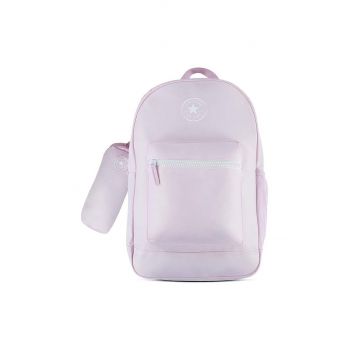 Converse ghiozdan copii culoarea roz, mare, neted, 9A5518