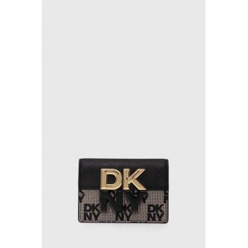 Dkny carcasa cardului culoarea negru, R42ZYE33