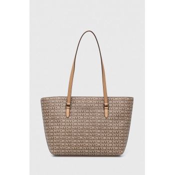 Dkny poseta culoarea maro, R42AYE20