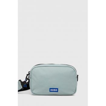 Hugo Blue borseta culoarea verde, 50523656