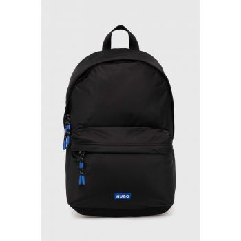 Hugo Blue rucsac barbati, culoarea negru, mare, neted, 50522683