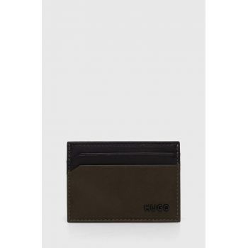 HUGO carcasa din piele culoarea negru, 50523712