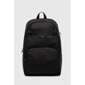 HUGO rucsac barbati, culoarea negru, mic, neted, 50523511